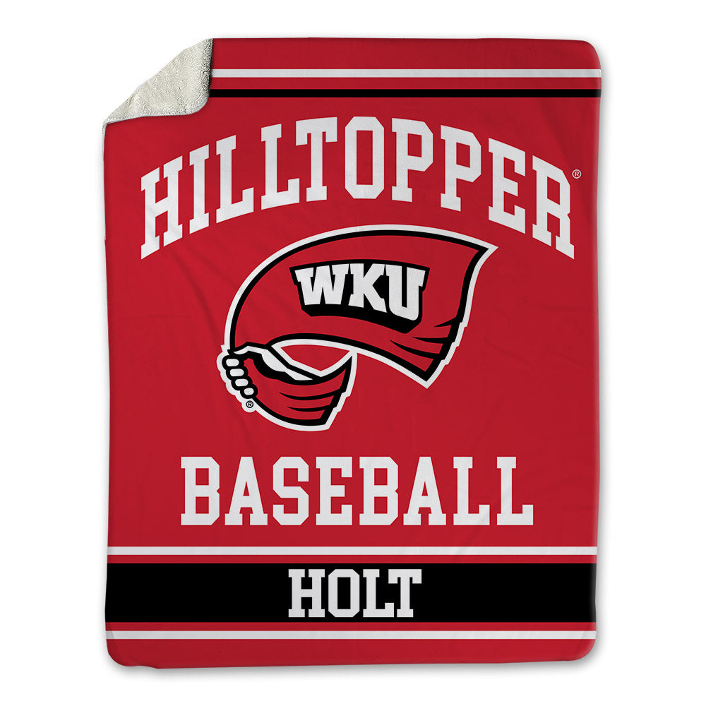 Western Kentucky - NCAA Baseball : Ka'olu Holt - Blanket-0