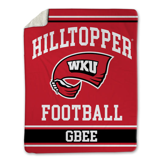 Western Kentucky - NCAA Football : Alan Gbee - Blanket-0