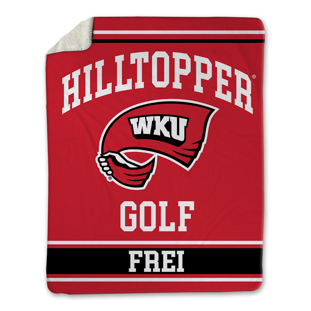 Western Kentucky - NCAA Women's Golf : Grace Frei - Blanket-0