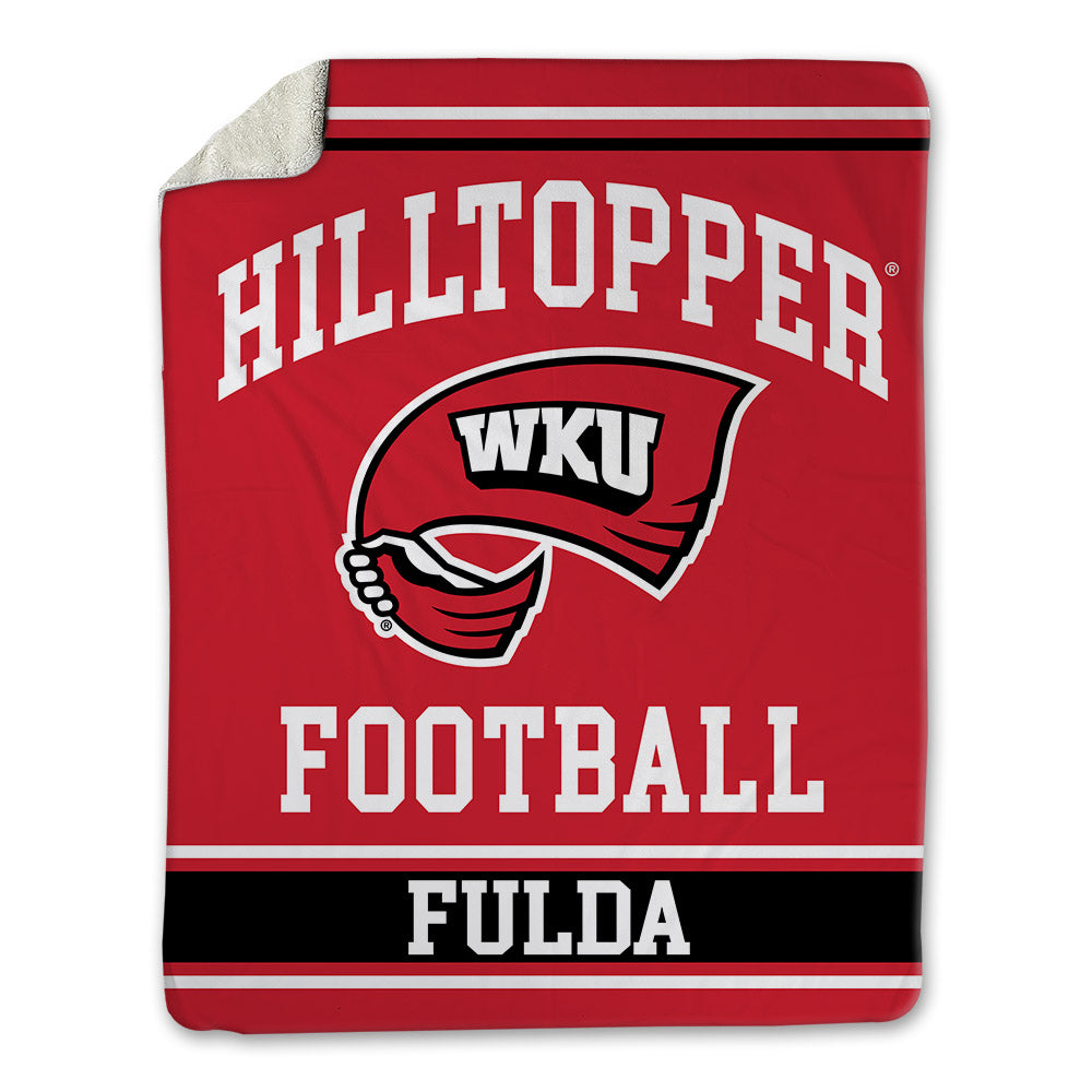 Western Kentucky - NCAA Football : Bryce Fulda - Blanket-0