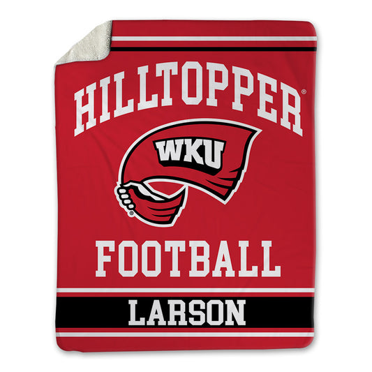 Western Kentucky - NCAA Football : Rhett Larson - Blanket-0