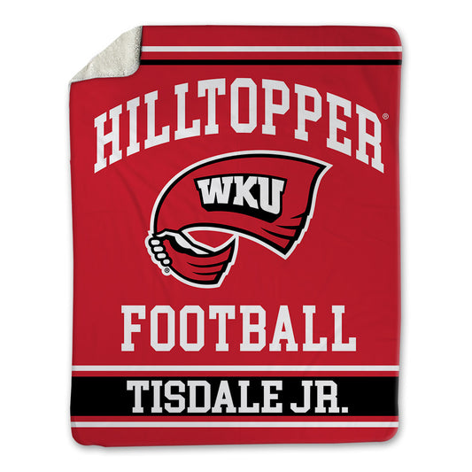 Western Kentucky - NCAA Football : Rodney Tisdale Jr. - Blanket-0