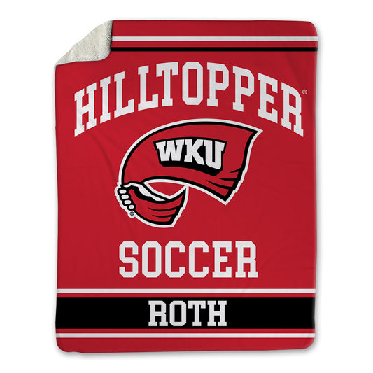 Western Kentucky - NCAA Women's Soccer : Tyler Roth - Blanket-0