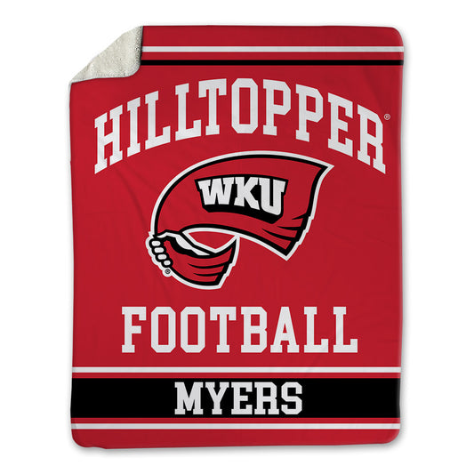 Western Kentucky - NCAA Football : Braxton Myers - Blanket-0