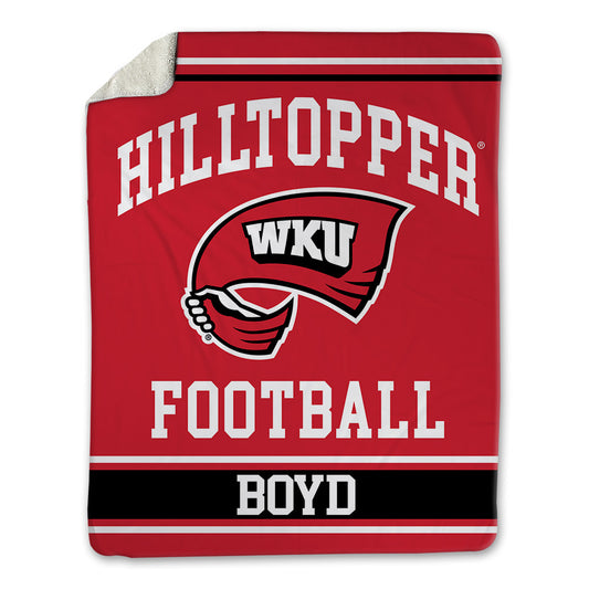 Western Kentucky - NCAA Football : Adrion Boyd - Blanket-0