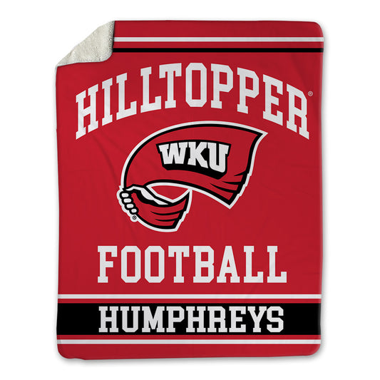 Western Kentucky - NCAA Football : Qua'Vez Humphreys - Blanket-0