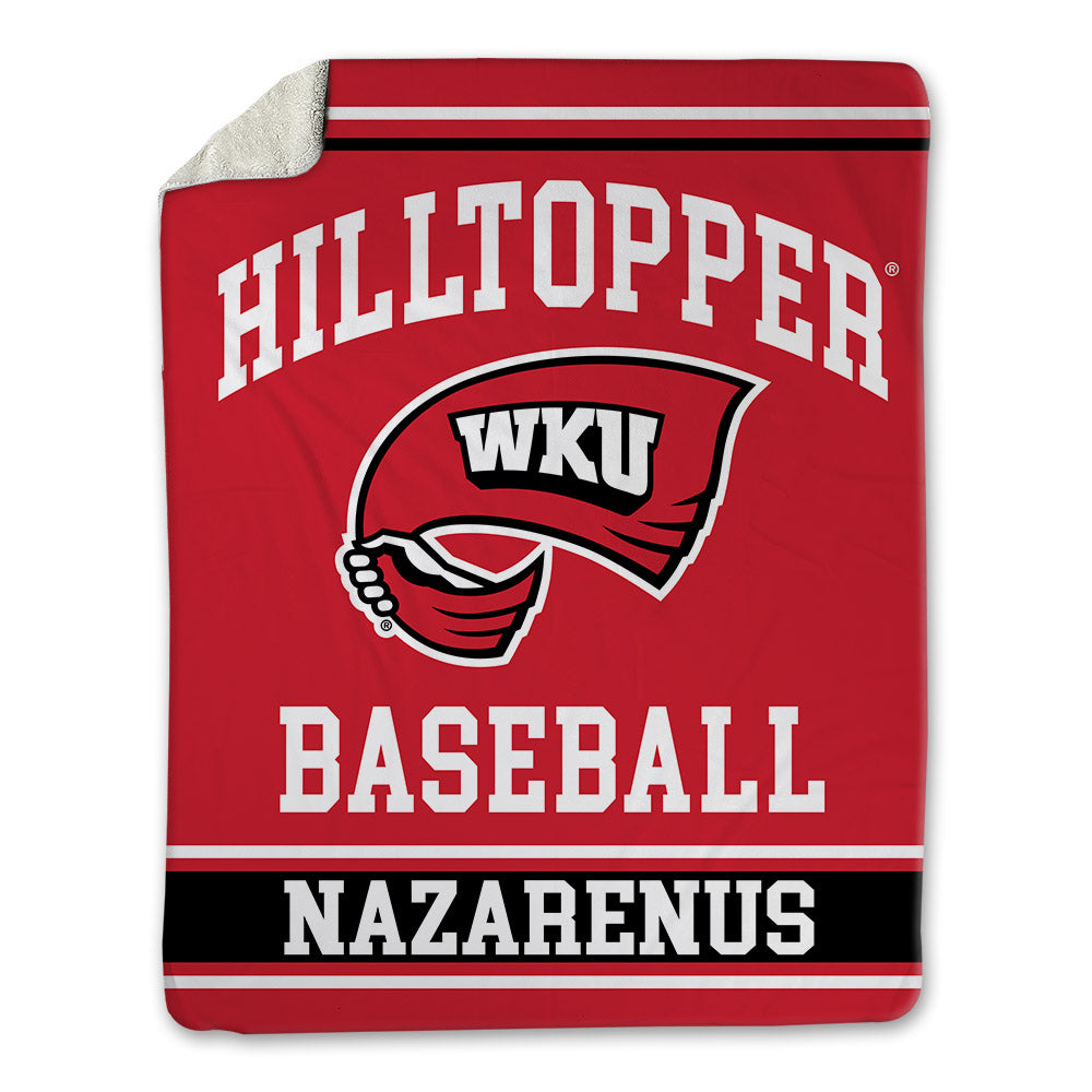 Western Kentucky - NCAA Baseball : Hayden Nazarenus - Blanket-0