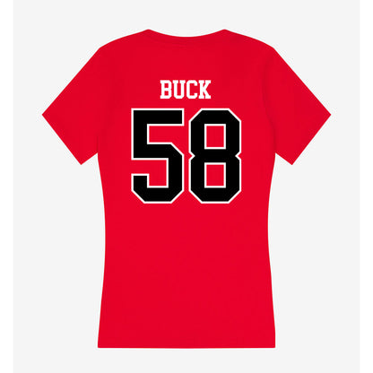 Western Kentucky - NCAA Football : Michael Buck - Classic Shersey Women's V-Neck T-Shirt-1