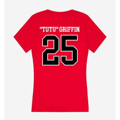 Western Kentucky - NCAA Football : Xavion "Tutu" Griffin - Classic Shersey Women's V-Neck T-Shirt-1