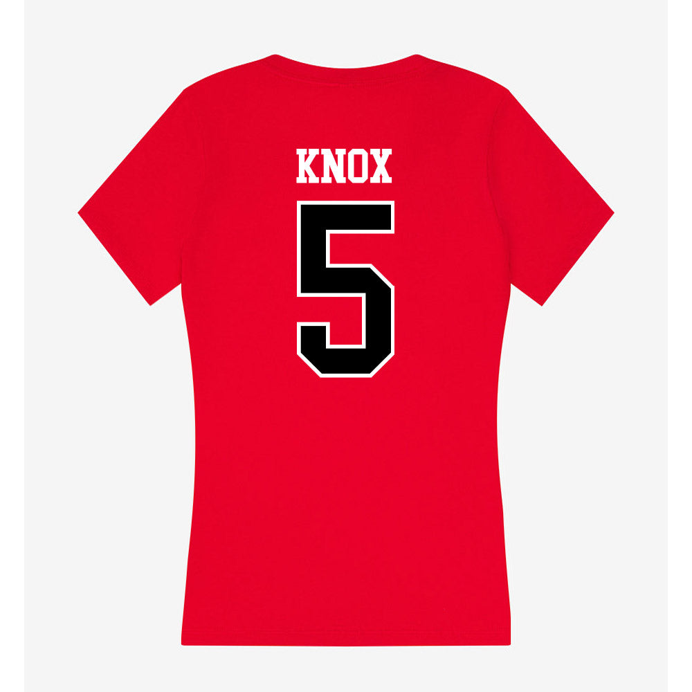 Western Kentucky - NCAA Women's Volleyball : Kaira Knox - Classic Shersey Women's V-Neck T-Shirt-1