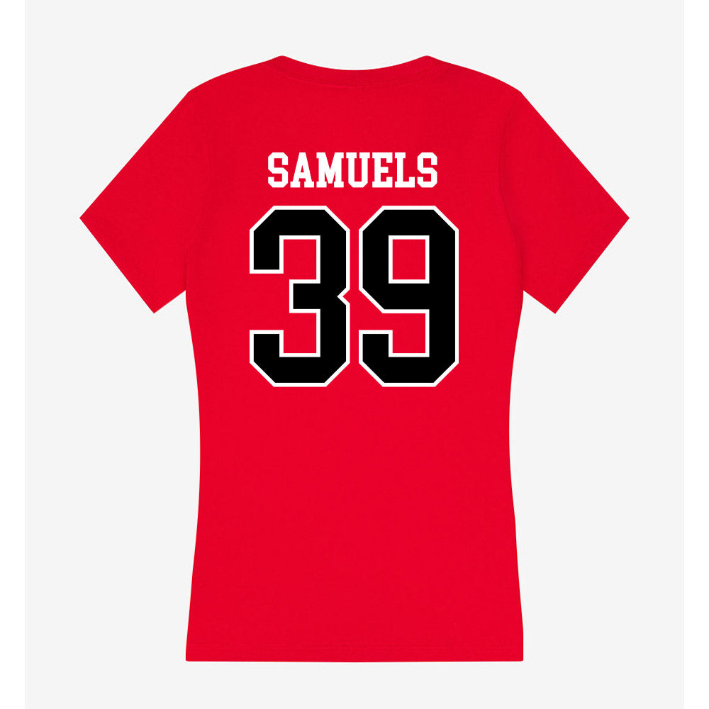 Western Kentucky - NCAA Baseball : Kaine Samuels - Classic Shersey Women's V-Neck T-Shirt-1