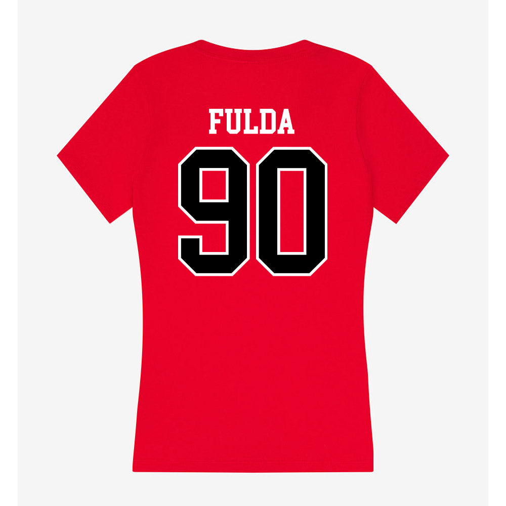 Western Kentucky - NCAA Football : Bryce Fulda - Classic Shersey Women's V-Neck T-Shirt-1