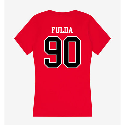 Western Kentucky - NCAA Football : Bryce Fulda - Classic Shersey Women's V-Neck T-Shirt-1