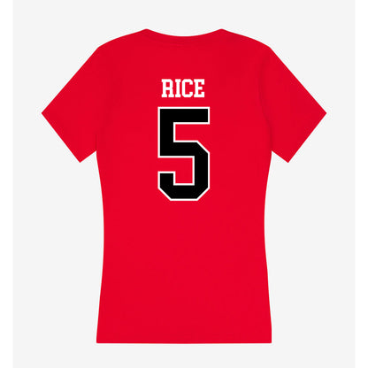 Western Kentucky - NCAA Women's Soccer : Ansley Rice - Classic Shersey Women's V-Neck T-Shirt-1