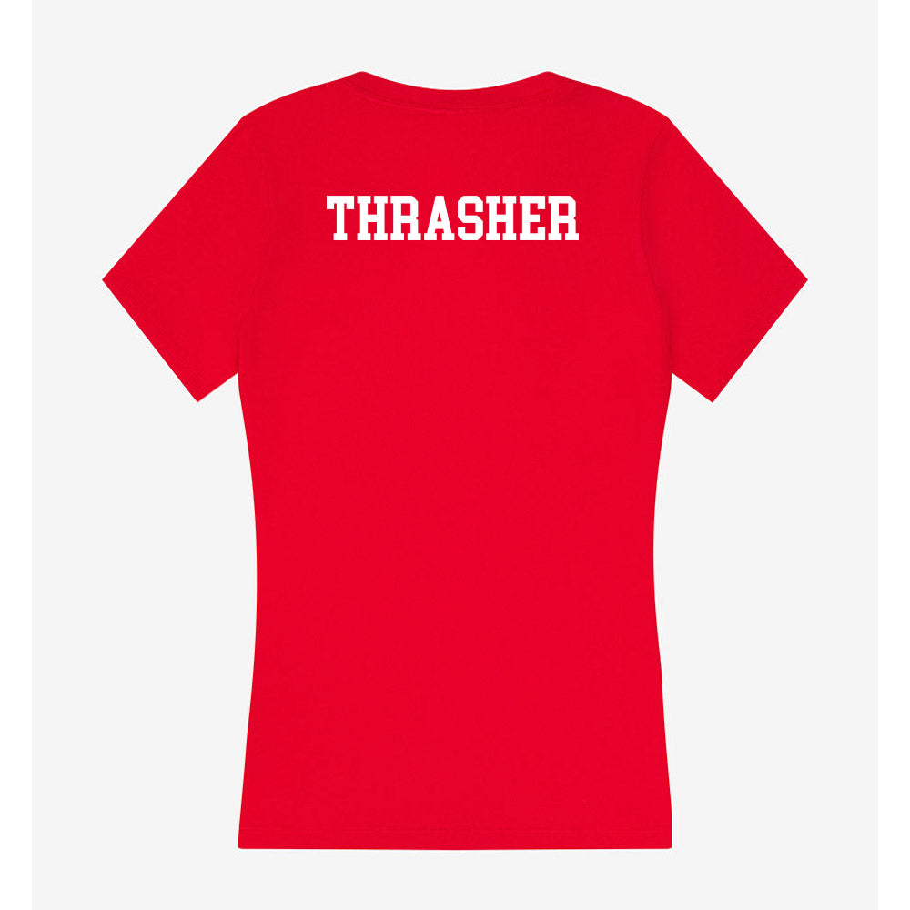 Western Kentucky - NCAA Men's Track & Field : Van Thrasher - Classic Shersey Women's V-Neck T-Shirt-1