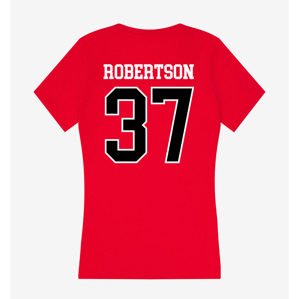 Western Kentucky - NCAA Baseball : Aaron Robertson - Classic Shersey Women's V-Neck T-Shirt-1