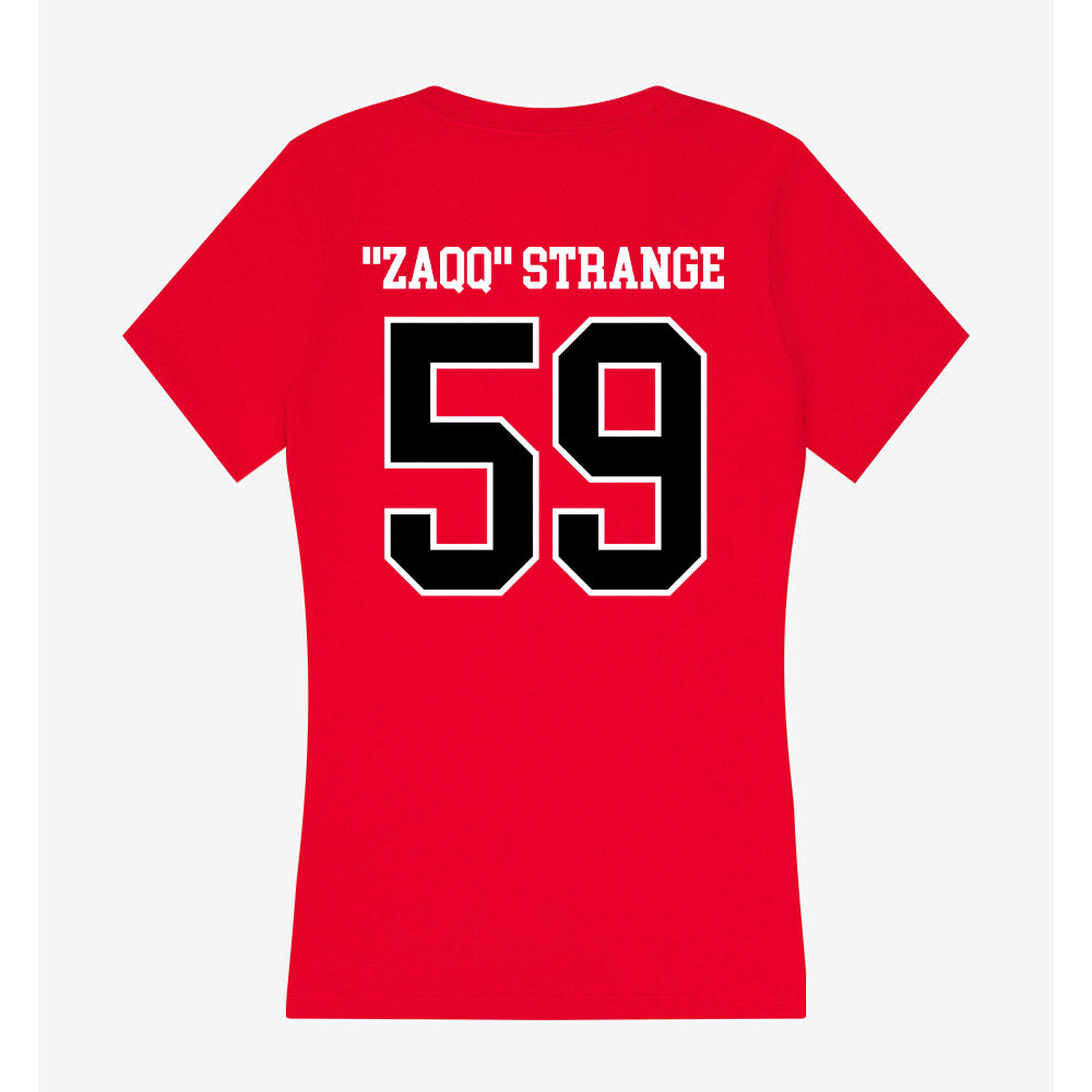 Western Kentucky - NCAA Football : Sharlandiin "Zaqq" Strange - Classic Shersey Women's V-Neck T-Shirt-1