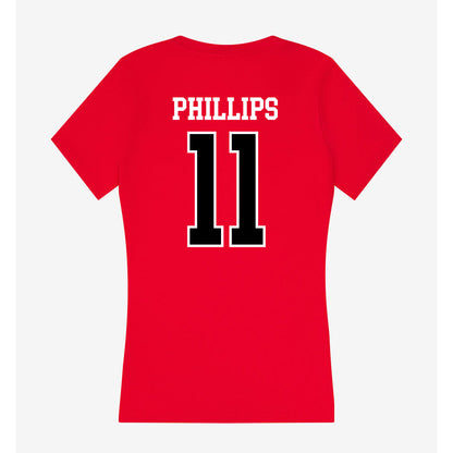 Western Kentucky - NCAA Women's Soccer : Jacey Phillips - Classic Shersey Women's V-Neck T-Shirt-1