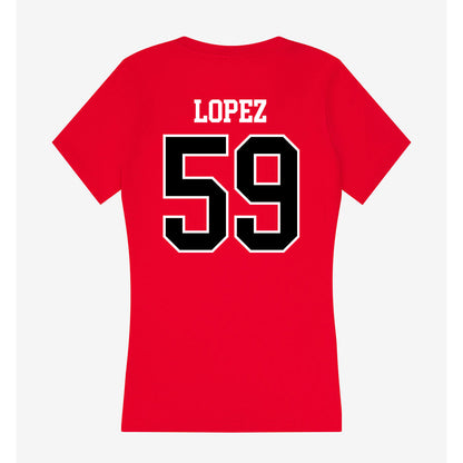 Western Kentucky - NCAA Football : Alex Lopez - Classic Shersey Women's V-Neck T-Shirt-1