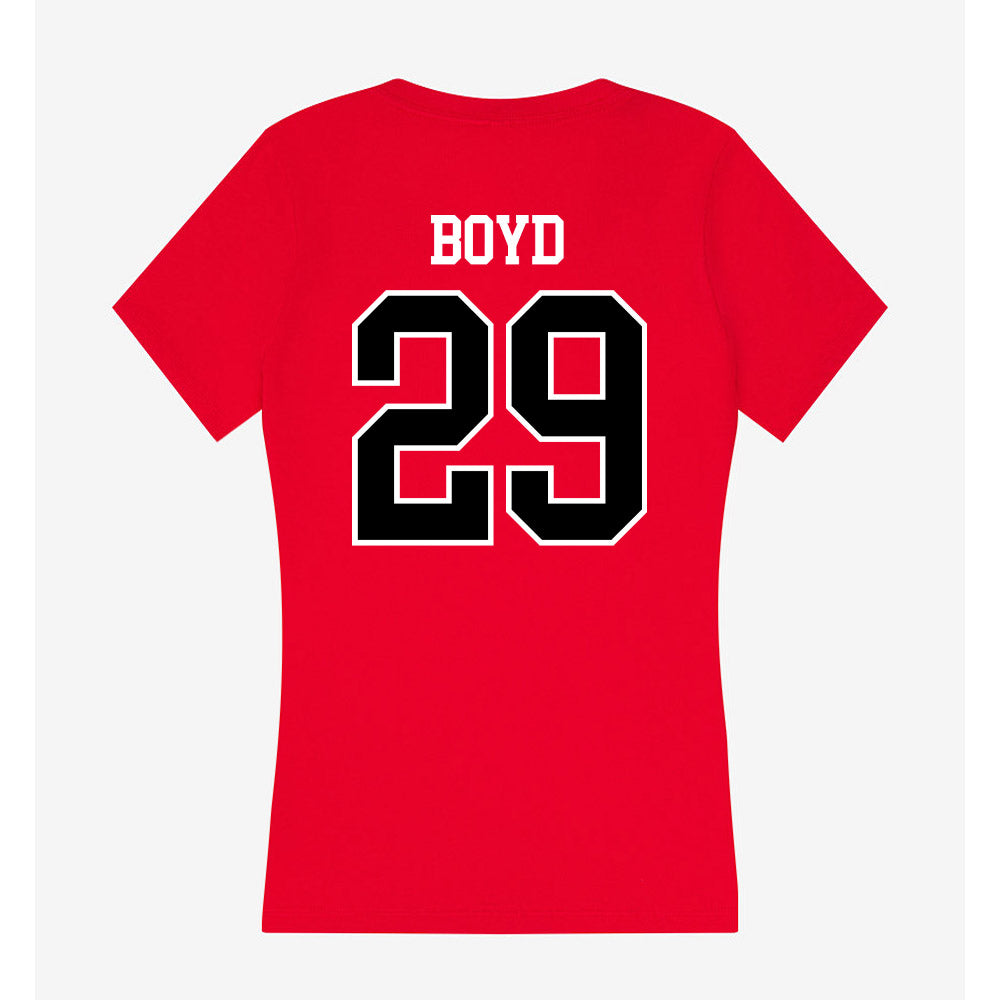Western Kentucky - NCAA Football : Adrion Boyd - Classic Shersey Women's V-Neck T-Shirt-1