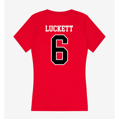Western Kentucky - NCAA Baseball : Logan Luckett - Classic Shersey Women's V-Neck T-Shirt-1