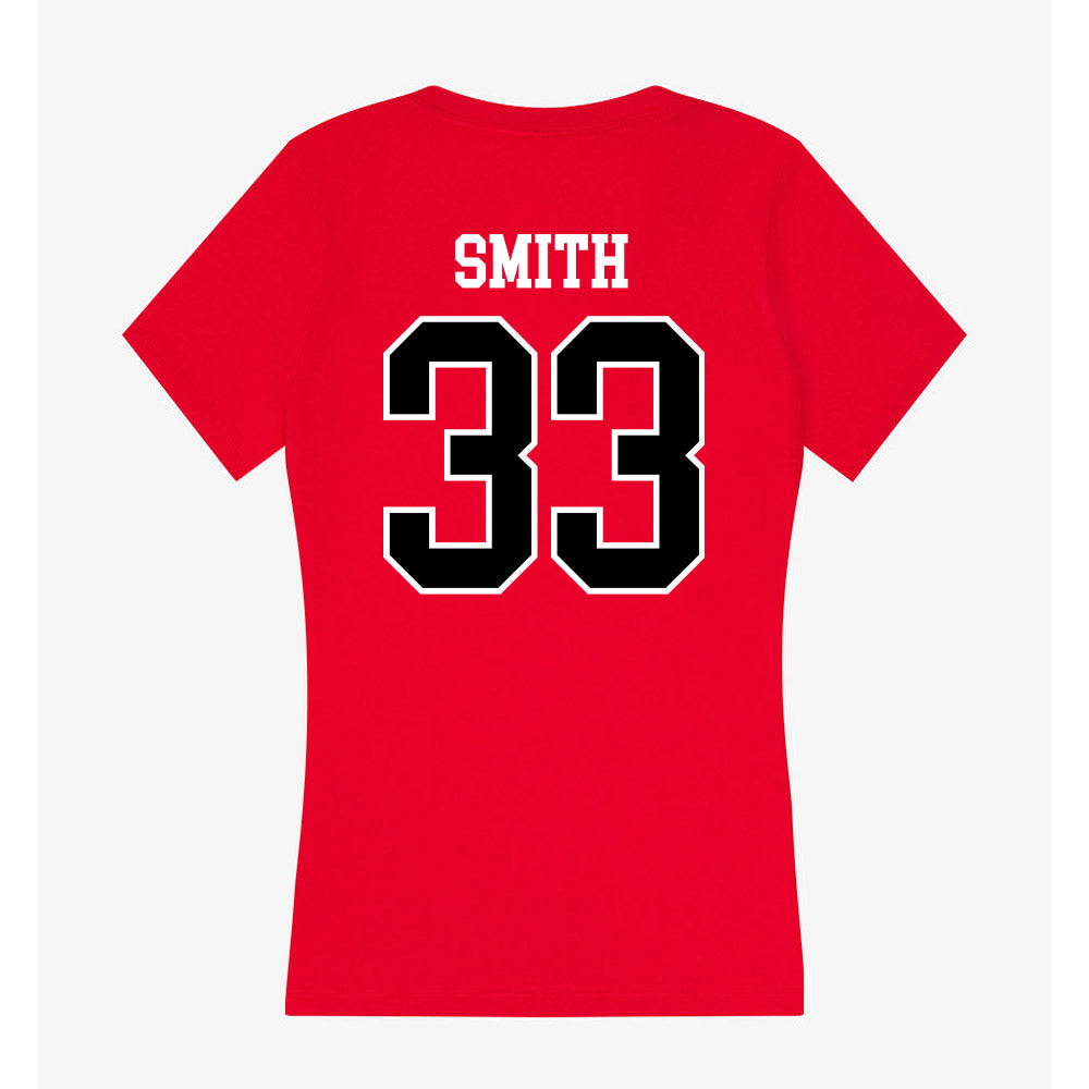 Western Kentucky - NCAA Football : Jack Smith - Classic Shersey Women's V-Neck T-Shirt-1