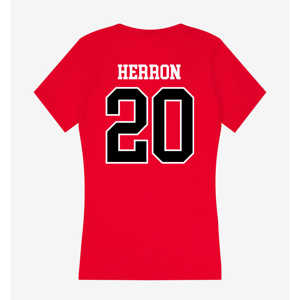 Western Kentucky - NCAA Softball : Charlotte Herron - Classic Shersey Women's V-Neck T-Shirt-1