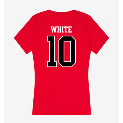 Western Kentucky - NCAA Football : Christian White - Classic Shersey Women's V-Neck T-Shirt-1