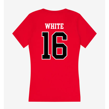 Western Kentucky - NCAA Softball : Annie White - Classic Shersey Women's V-Neck T-Shirt-1