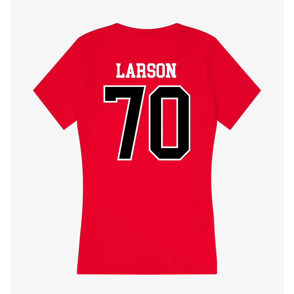 Western Kentucky - NCAA Football : Rhett Larson - Classic Shersey Women's V-Neck T-Shirt-1