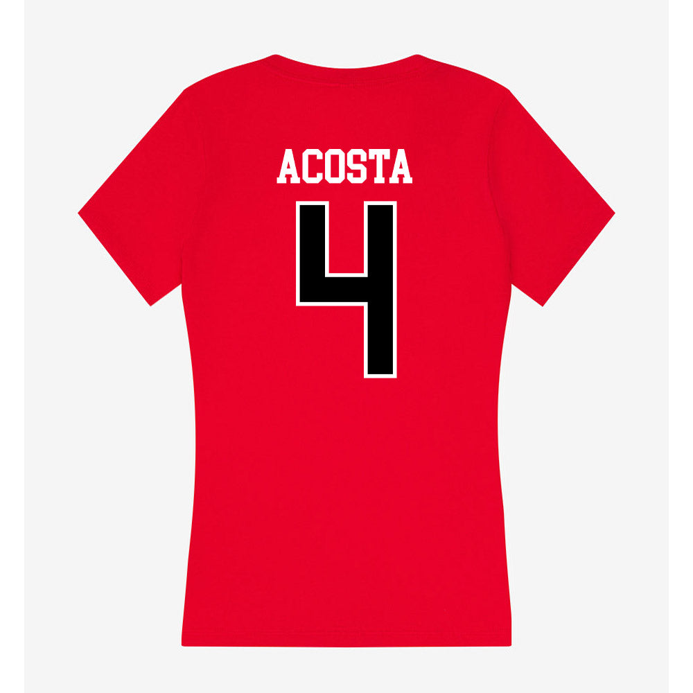 Western Kentucky - NCAA Baseball : JP Acosta - Classic Shersey Women's V-Neck T-Shirt-1