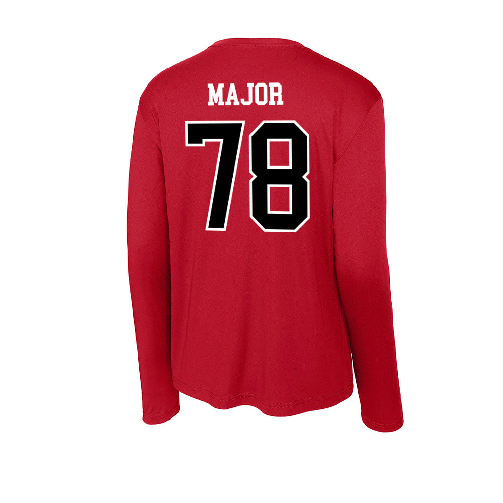 Western Kentucky - NCAA Football : Tyreek Major - Classic Shersey Activewear Long Sleeve T-Shirt-1