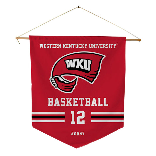 Western Kentucky - NCAA Men's Basketball : Armelo Boone - Pennant - 18" x 21"-0