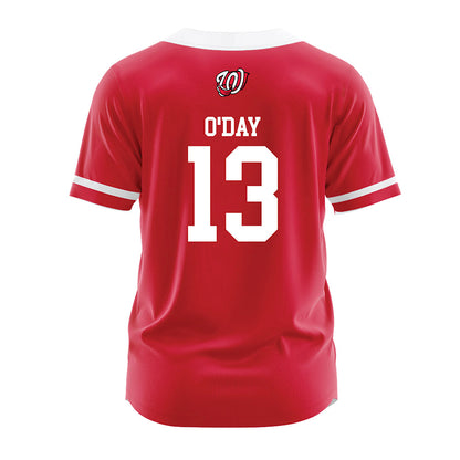 Western Kentucky - NCAA Baseball : Jacob O'Day - Red Jersey-1