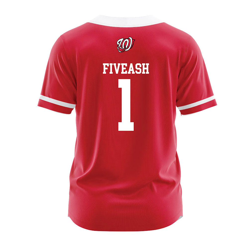 Western Kentucky - NCAA Baseball : Dalton Fiveash - Red Jersey-1