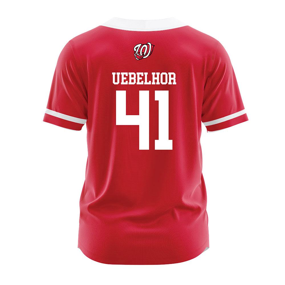 Western Kentucky - NCAA Baseball : Mick Uebelhor - Red Jersey-1