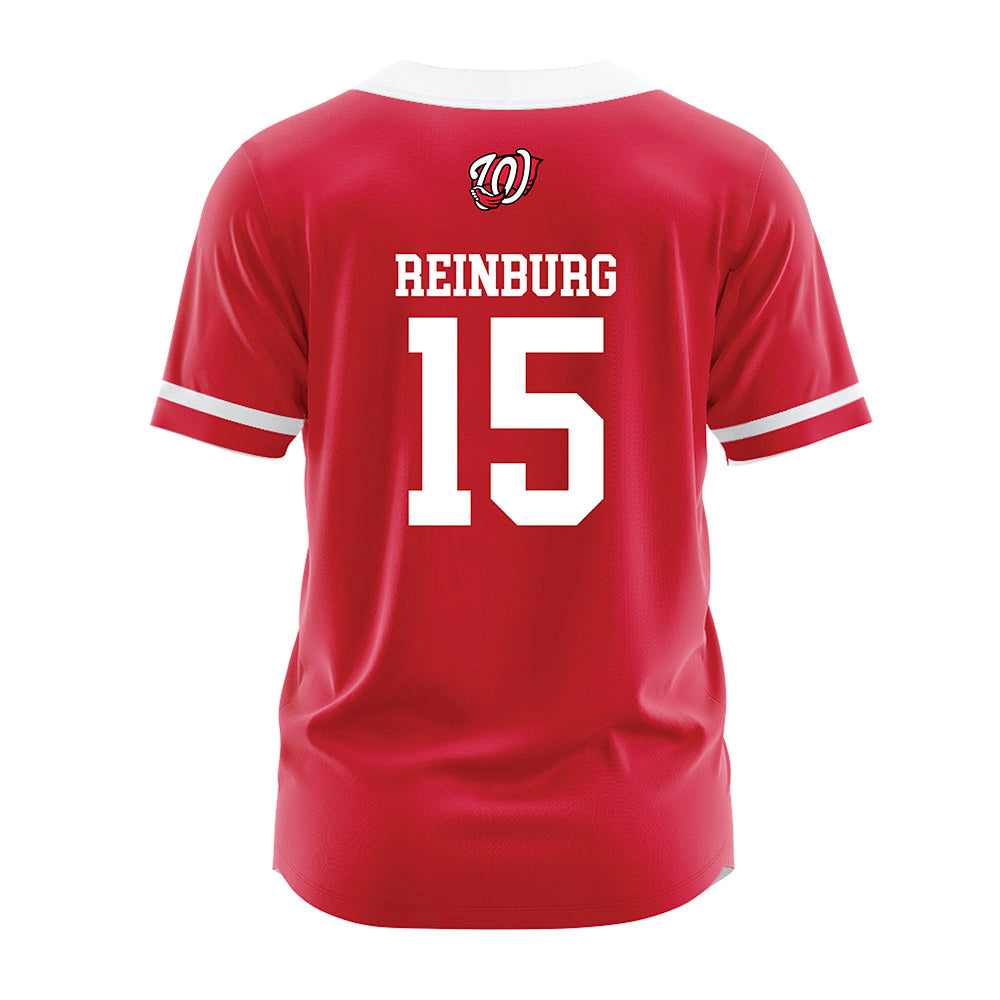 Western Kentucky - NCAA Baseball : Trey Reinburg - Red Jersey-1