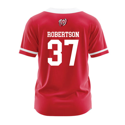 Western Kentucky - NCAA Baseball : Aaron Robertson - Red Jersey-1