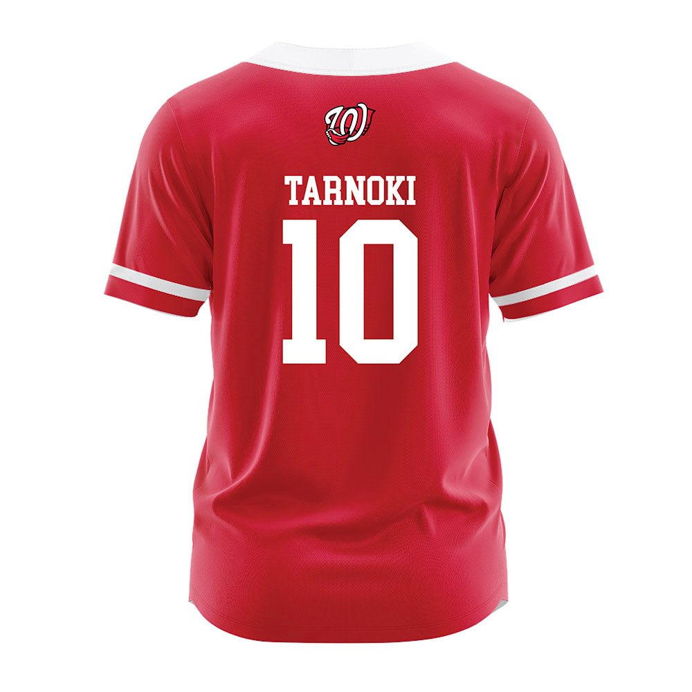 Western Kentucky - NCAA Baseball : Kiefer Tarnoki - Red Jersey-1
