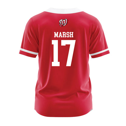 Western Kentucky - NCAA Baseball : Ty Marsh - Red Jersey-1