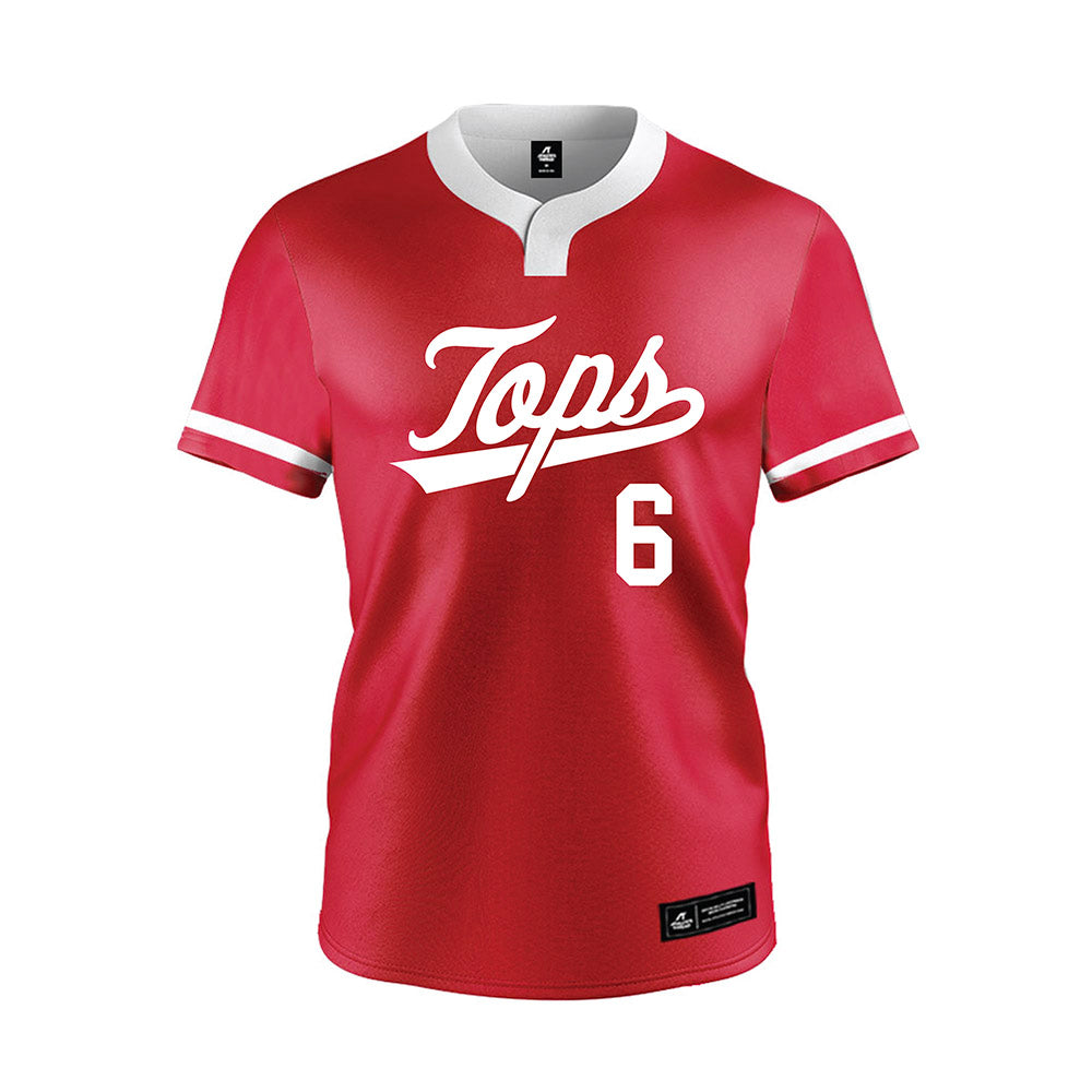 Western Kentucky - NCAA Baseball : Efrain Osorio - Red Jersey-0