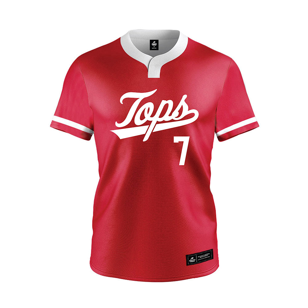 Western Kentucky - NCAA Baseball : Cael Frost - Red Jersey-0