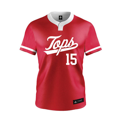 Western Kentucky - NCAA Baseball : Trey Reinburg - Red Jersey-0