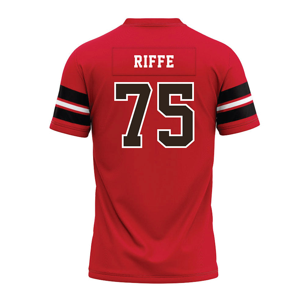 Western Kentucky - NCAA Football : Brody Riffe - Red Premium Football Jersey-1