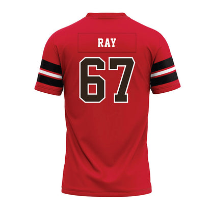 Western Kentucky - NCAA Football : Tai Ray - Red Premium Football Jersey-1