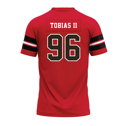 Western Kentucky - NCAA Football : Brandon Tobias II - Red Premium Football Jersey-1