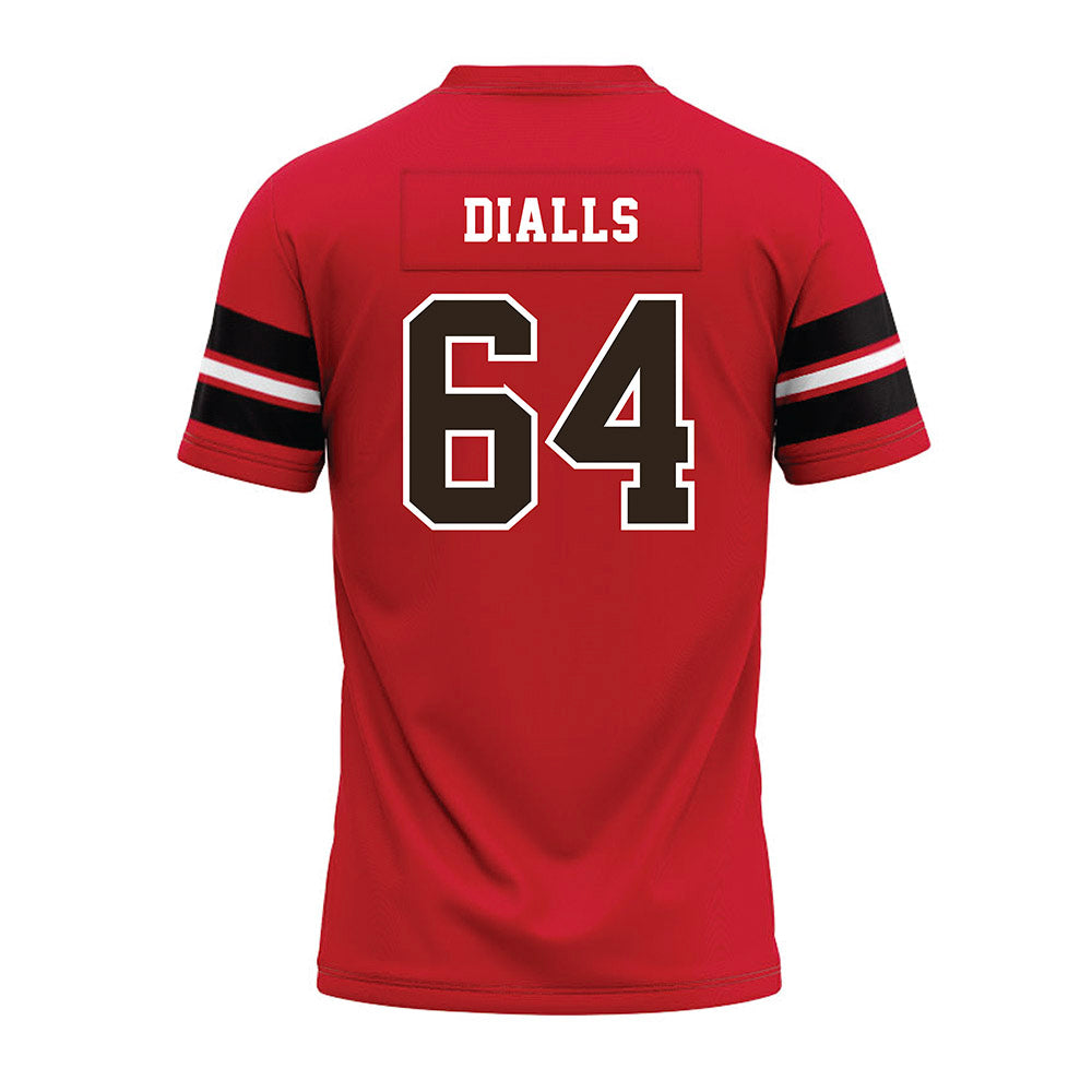 Western Kentucky - NCAA Football : Jackson Dialls - Red Premium Football Jersey-1