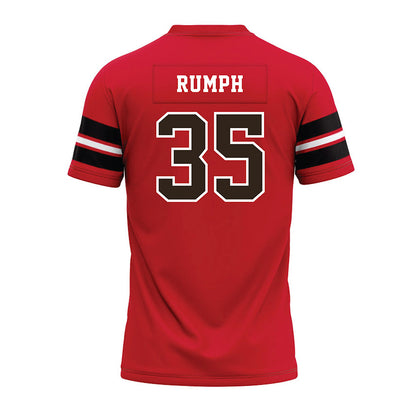 Western Kentucky - NCAA Football : Elijah Rumph - Red Premium Football Jersey-1