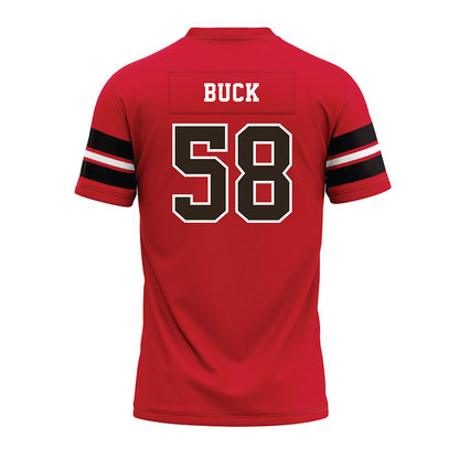 Western Kentucky - NCAA Football : Michael Buck - Red Premium Football Jersey-1