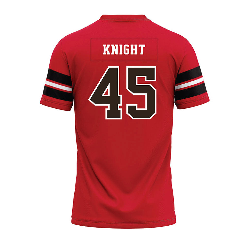 Western Kentucky - NCAA Football : Josaiah Knight - Red Premium Football Jersey-1